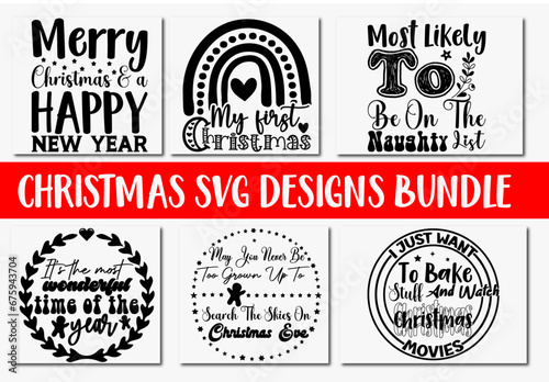 Christmas SVG Designs Bundle
