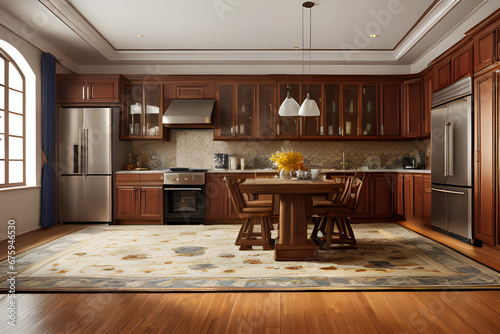 interior of a kitchen