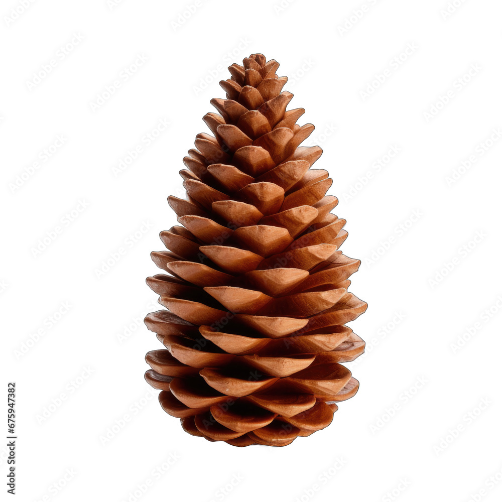 Cedar cone isolated on transparent background Cedar cone isolated on transparent background