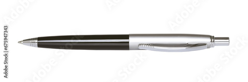 Luxury ball pen on transparent background, school and office supplies concept