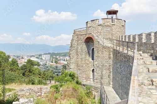 The ancient Skopje Fortress, which dates to the Byzantine era