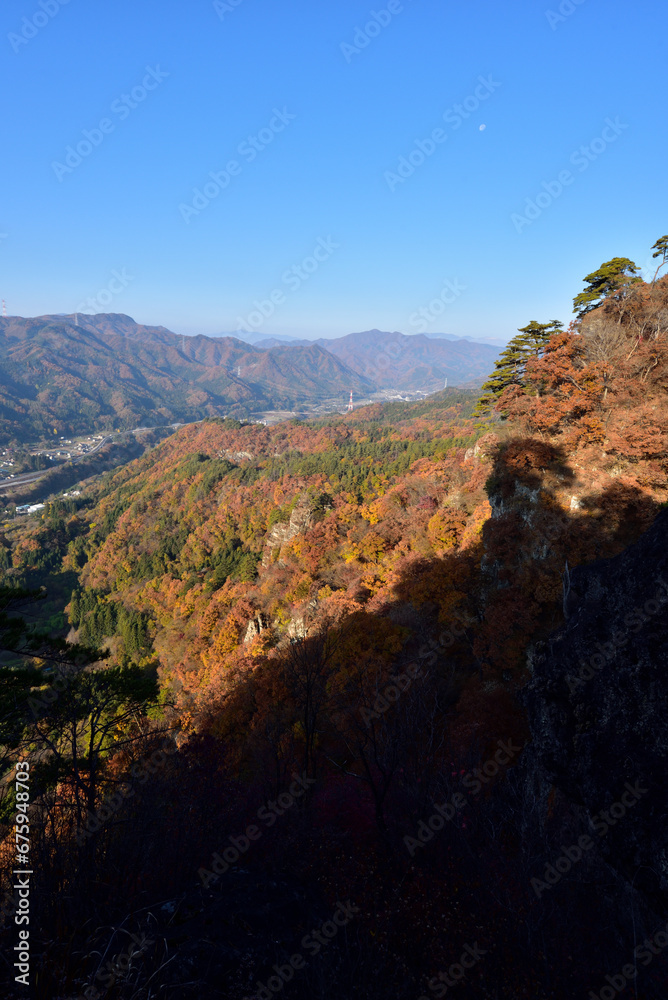 Climbing  Mount Iwabitsu, Gunma, Japan