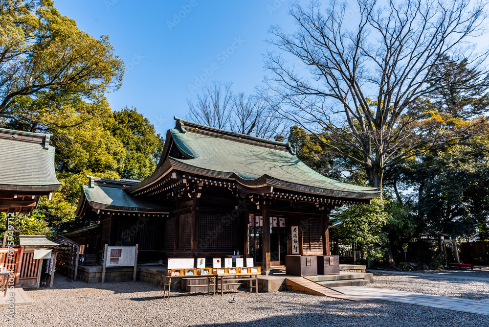 埼玉県　川越氷川神社　拝殿