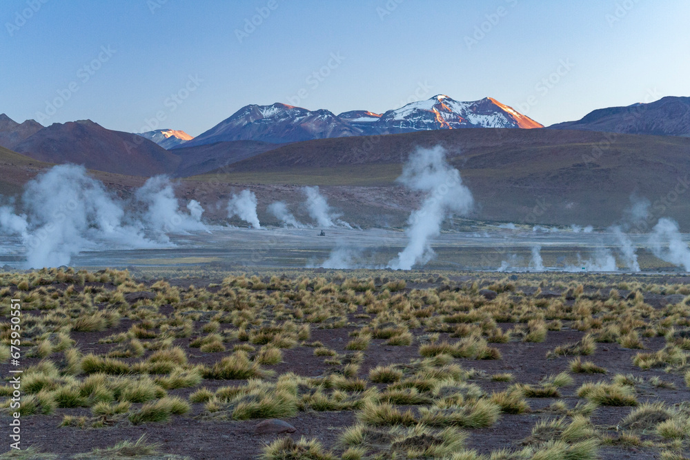 Geysierfeld von El Tatio, Altiplano, Atacama Wüste, Chile, Südamerika