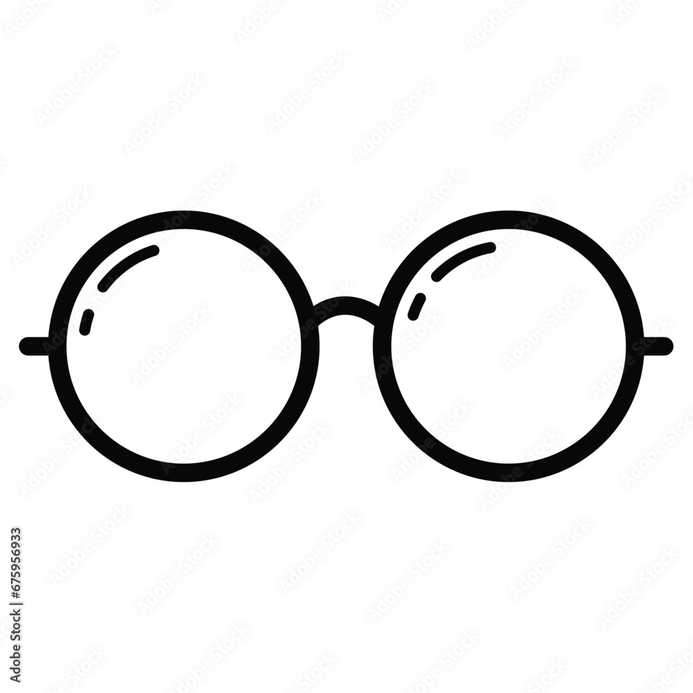 glasses icon, sunglasses icon isolated on white background glasses icon, sunglasses icon isolated on white background