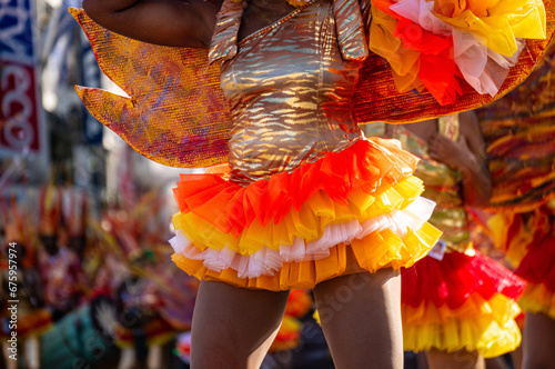 Carnival Costumes details in Guadeloupe 