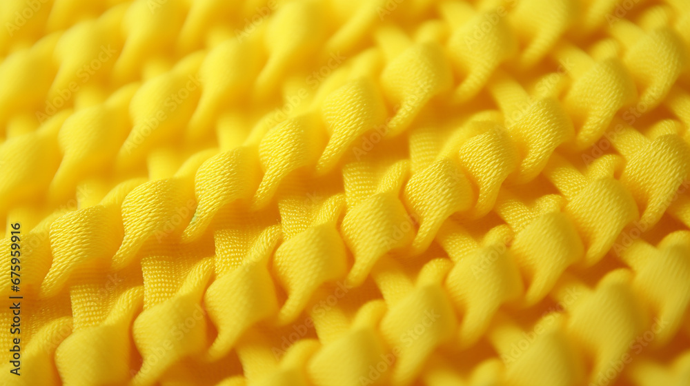 Microscopic Textures: Close-Up of Detailed YELLOW Fabric Textile, COLOR Microscopic Textures: Close-Up of Detailed YELLOW Fabric Textile, COLOR