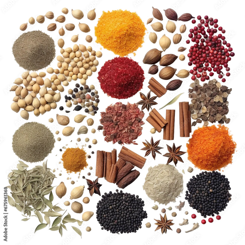 set of spices