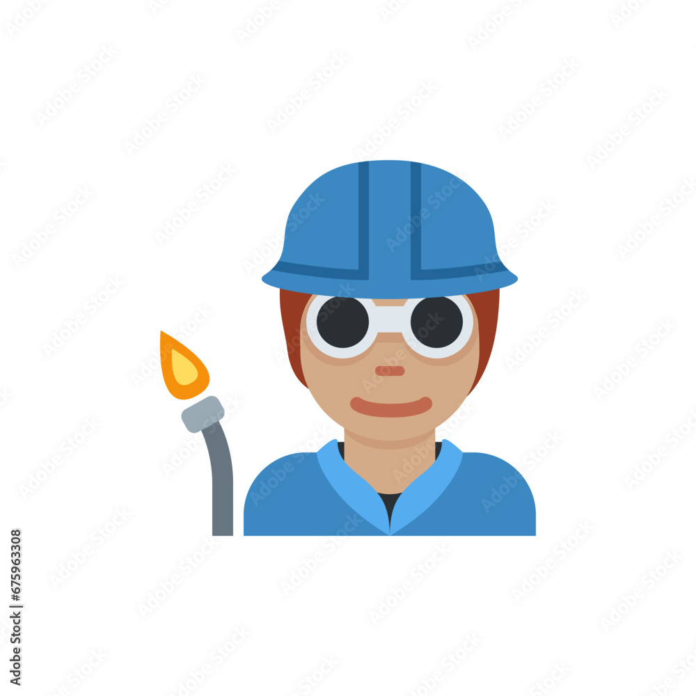 Factory Worker: Medium Skin Tone 