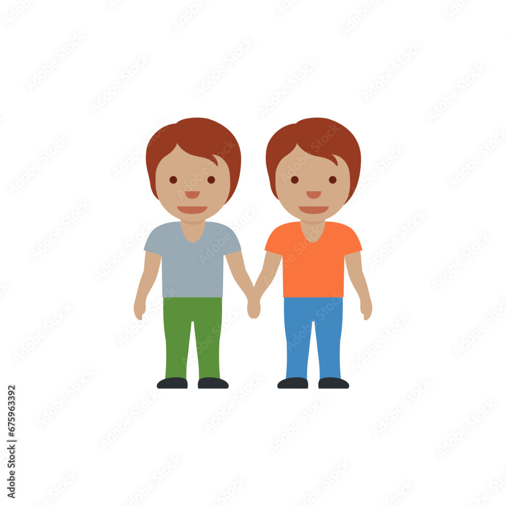 People Holding Hands: Medium-Skin Tone