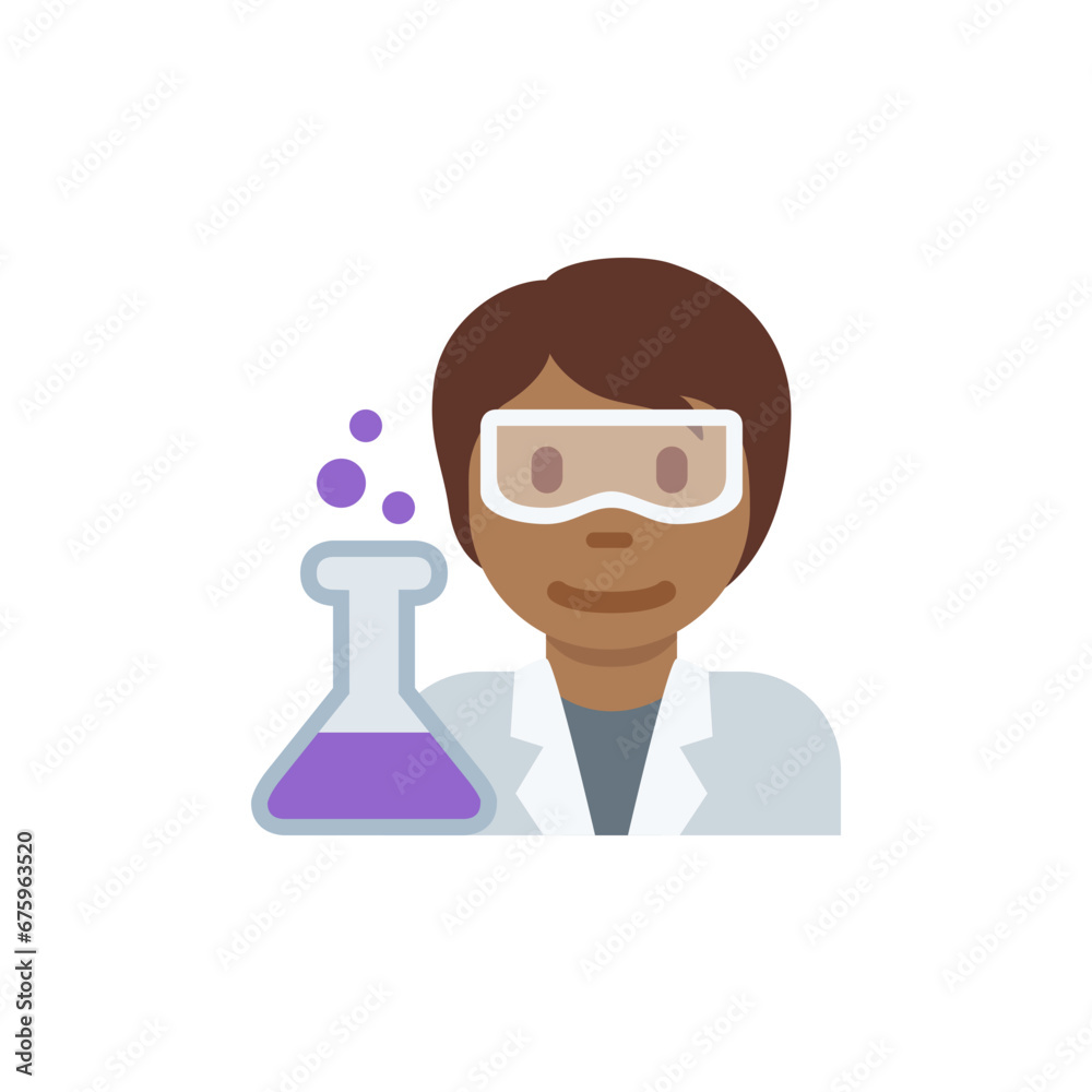 🧑🏾🔬 Scientist: Medium-Dark Skin Tone 🧑🏾🔬 Scientist: Medium-Dark Skin Tone