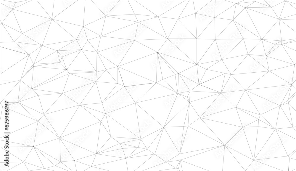 Abstract line geometry polygon on white background pattern.vector illustration. - obrazy, fototapety, plakaty 