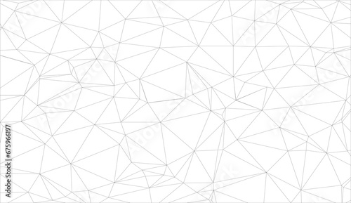 Abstract line geometry polygon on white background pattern.vector illustration.