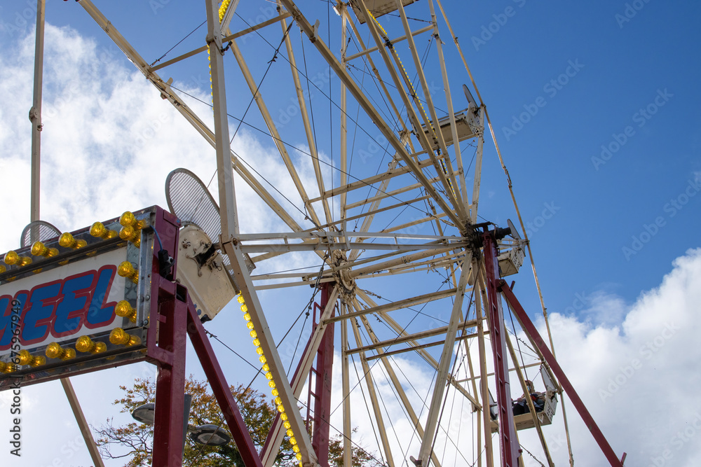 ferris wheel against sky ferris wheel against sky