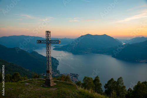 cross in the mountains