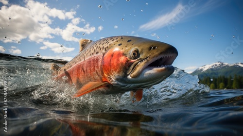 Salmon, Background Image, Background For Banner, HD © ACE STEEL D