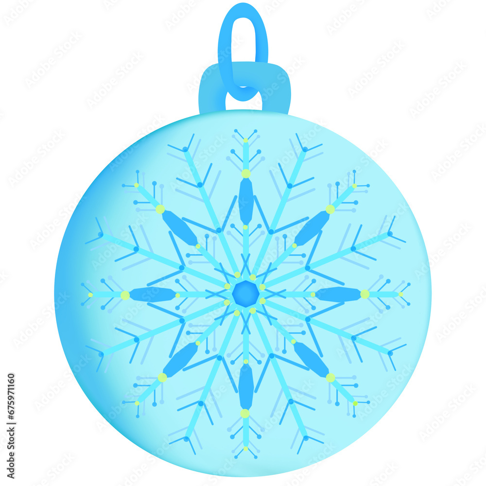 Fototapeta premium Christmas ball ornament
