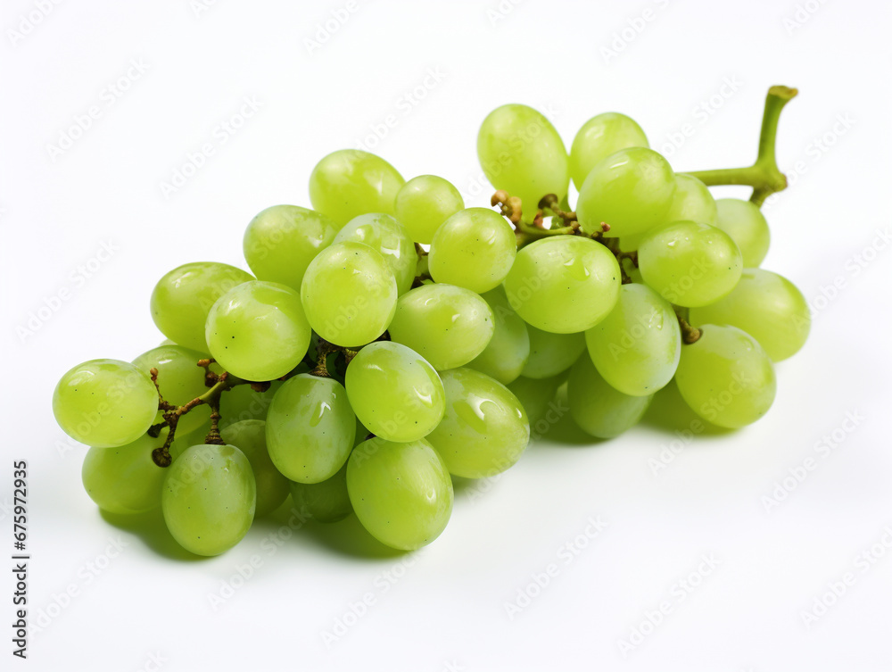 Grape isolated on white background with clipping path