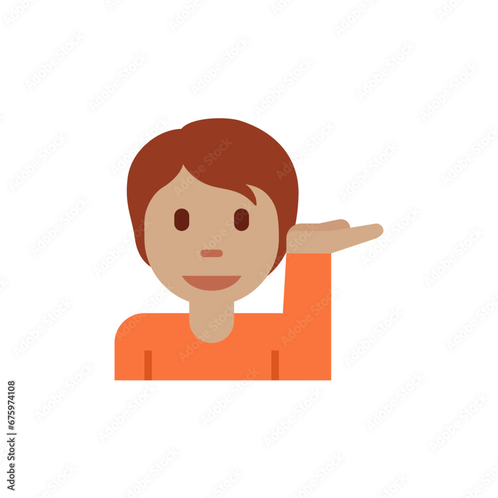 Person Tipping Hand Medium-Skin Person Tipping Hand Medium-Skin