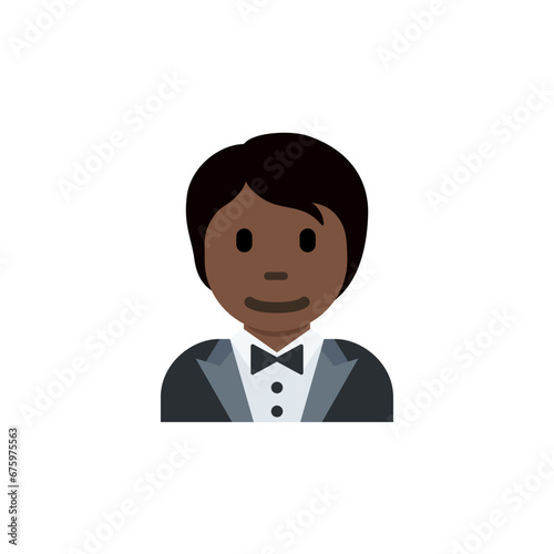 Person in Tuxedo Dark-Skin
