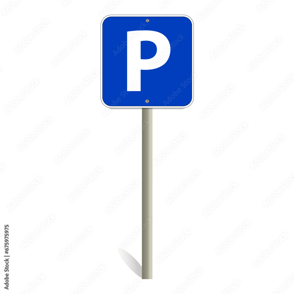 road sign board parking. vector illustration. on a white background. Parking Area Vector illustration. road sign board parking. vector illustration. on a white background. Parking Area Vector illustration.
