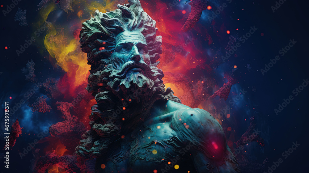 Mythical Gods - Extremely Colorful and Dynamic Light, Ideal for Screensavers and Desktop Backgrounds