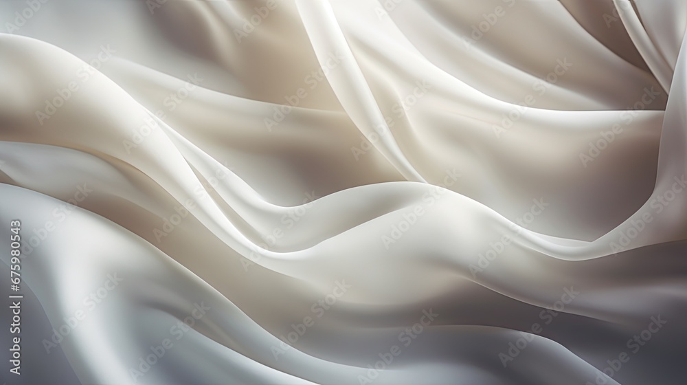  a close up of a white cloth with a blurry design on the bottom of the image and the bottom of the fabric in the middle of the image. 