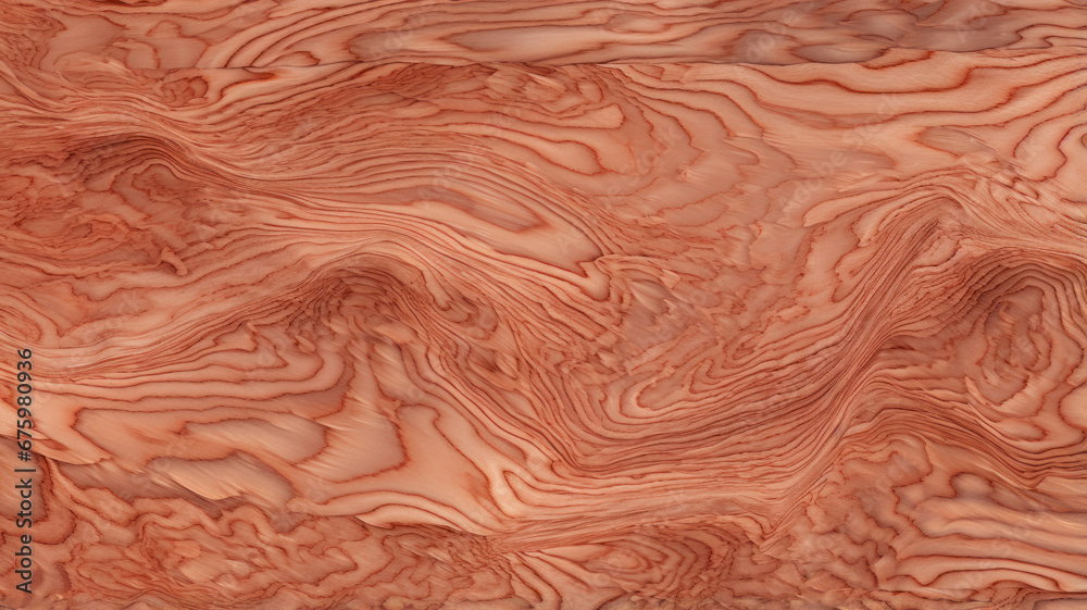 Seamless Red Cedar Wood Pattern