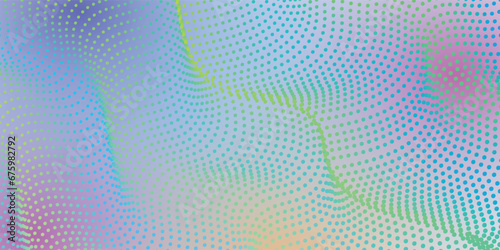 Dotted halftone waves. Abstract liquid shapes, wave effect dotted gradient texture waves isolated vector symbols set. Halftone graphic dots waves. Wave dotted halftone, creative shape abstract