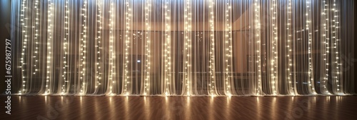 LED Light Curtains for Birthday Party, Christmas Decoration, New Year's Eve © nnattalli