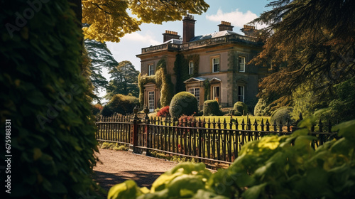  Country stately home and royal manor house photo