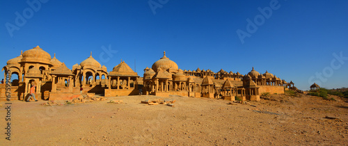  Vyas Chhatri cenotaphs here are the most fabulous structures in Jaisalmer, and one of its major tourist attractions. photo