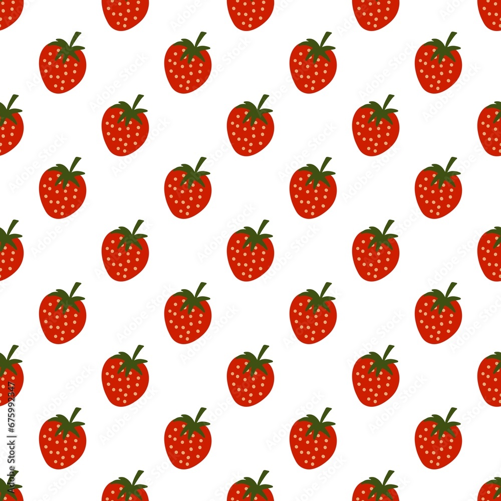 Strawberry seamless pattern Strawberry seamless pattern