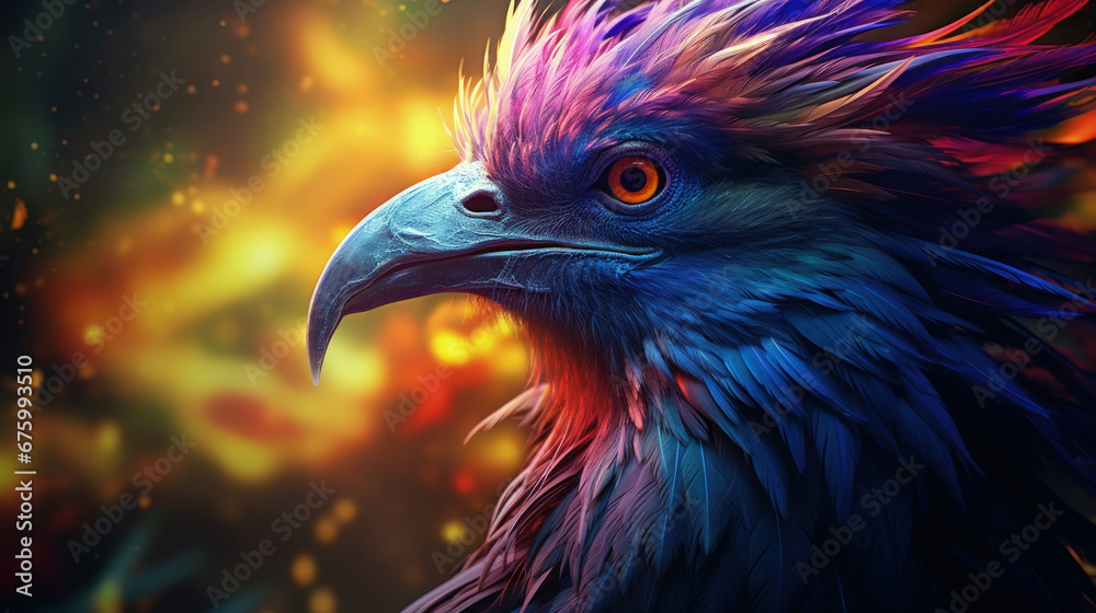 Mystical Creature: A Colorful Stunning Mythical Animal, Ideal for Screensavers and Desktop Backgrounds Mystical Creature: A Colorful Stunning Mythical Animal, Ideal for Screensavers and Desktop Backgrounds