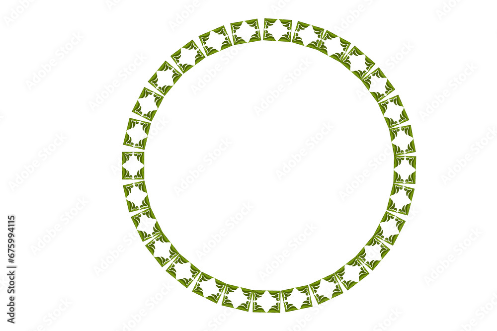 Circle Monogram Frame Border With Transparent Background Circle Monogram Frame Border With Transparent Background