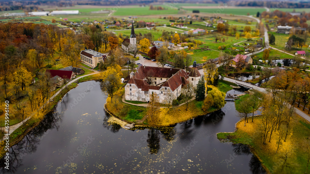 Jaunpils...
Jaunpils Castle is one of the rare medieval castles that has perfectly preserved its original appearance.