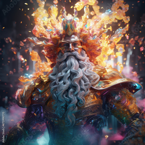 Mythical Gods - Extremely Colorful and Dynamic Light, Ideal for Screensavers and Desktop Backgrounds 