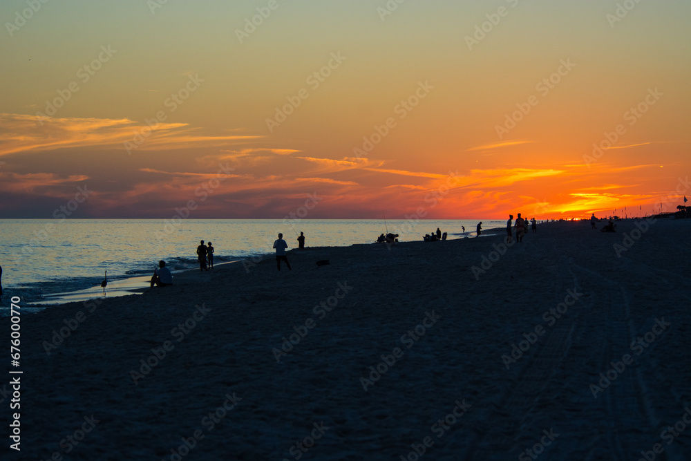 sunset at the beach sunset at the beach