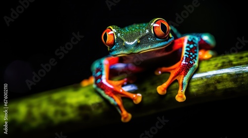 Close-up photo of Australian frog
