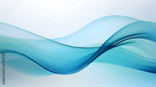 Dynamic Vector Background of transparent Shapes. Elegant Presentation Template in cyan Colors