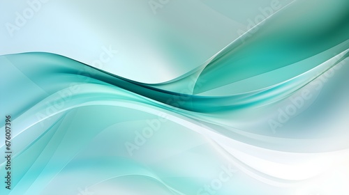 Dynamic Vector Background of transparent Shapes. Elegant Presentation Template in cyan Colors