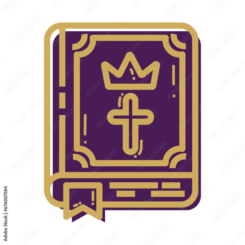 ISolated royalty book icon Vector ISolated royalty book icon Vector
