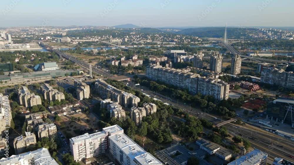 Summer Splendor: Aerial Views of the Capital City of Serbia Summer Splendor: Aerial Views of the Capital City of Serbia