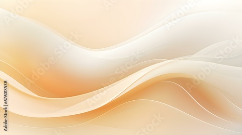 Dynamic Vector Background of transparent Shapes. Elegant Presentation Template in ivory Colors