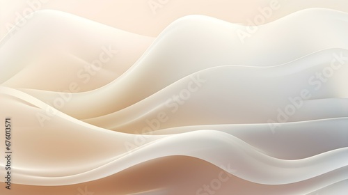 Dynamic Vector Background of transparent Shapes. Elegant Presentation Template in ivory Colors