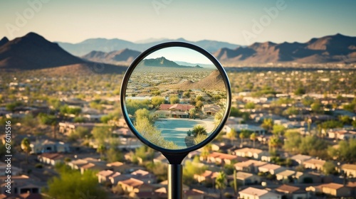 AI Generated.  Finding A Suitable Home In The Desert