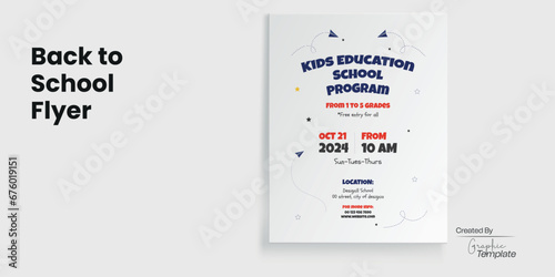 Back to School Flyer Design
