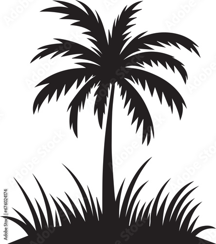 Palm Tree Silhouettes EPS  Vector Palm Clipart Palm Collection