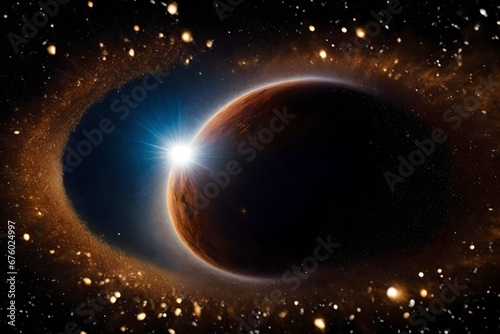 planet in space