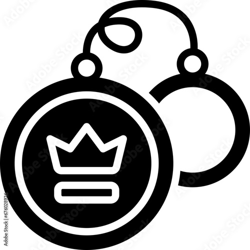 keychain glyph icon. vector icon for your website, mobile, presentation, and logo design.